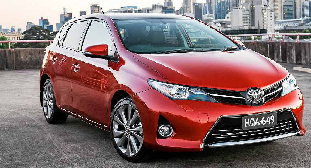 Toyota's new top-of-the-range Corolla. Toyota's new top-of-the-range Corolla.